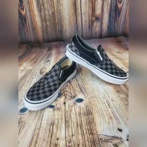 KIDS' VANS ASHER SLIP-ON SKATE SHOES