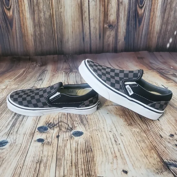KIDS' VANS ASHER SLIP-ON SKATE SHOES