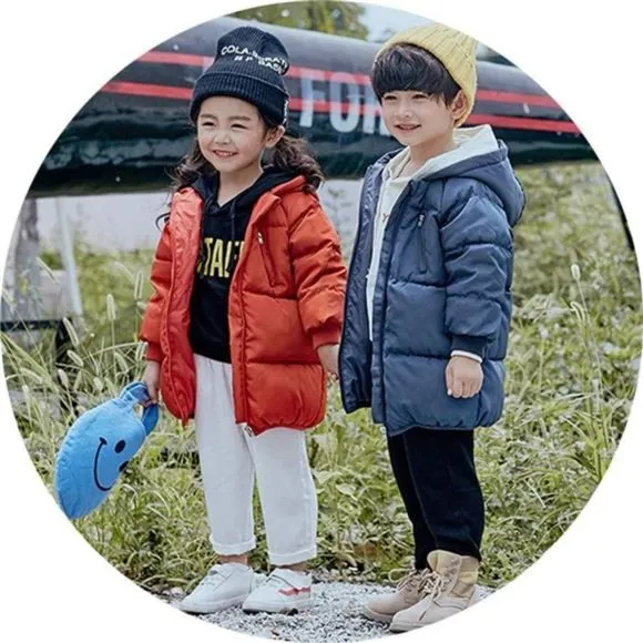 Kids Winter Coats with Hooded Light Puffer Coat Padded Jacket