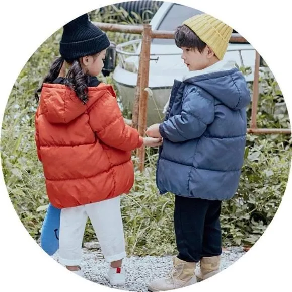 Kids Winter Coats with Hooded Light Puffer Coat Padded Jacket