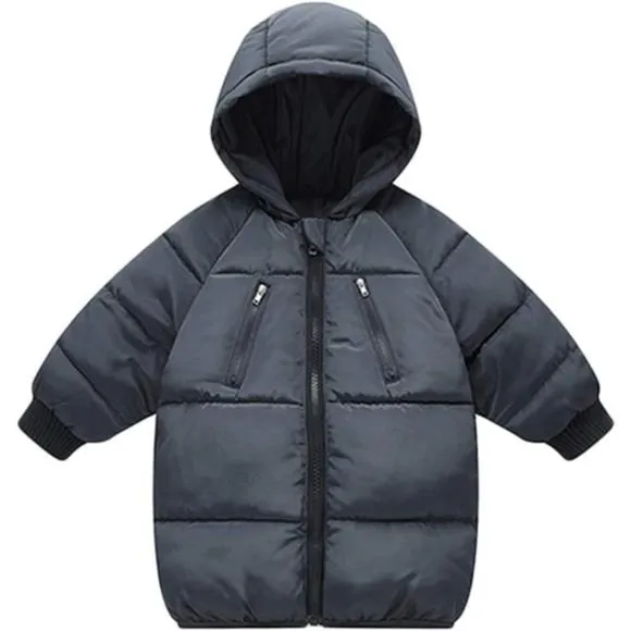 Kids Winter Coats with Hooded Light Puffer Coat Padded Jacket