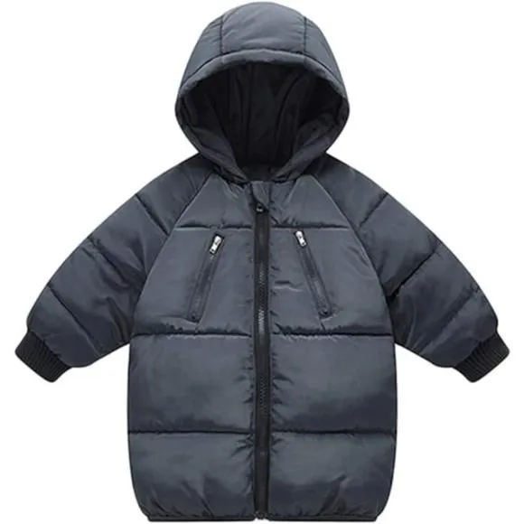 Kids Winter Coats with Hooded Light Puffer Coat Padded Jacket