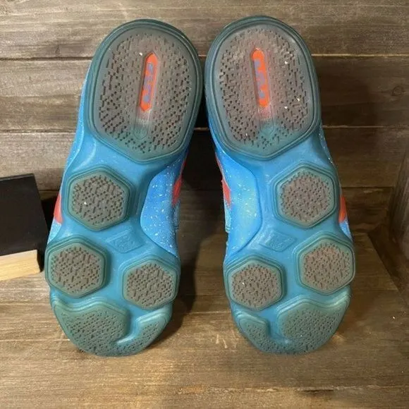 Kids Childrens Lebron 14 XIV Cocoa Beach Akron‎ Blue Sneakers Shoes Size 6 GUC