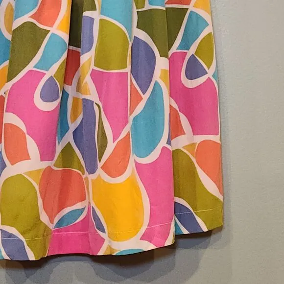K•I•K•I•T Vintage 90s Twee 100% Silk Midi Skirt with pocket size 10