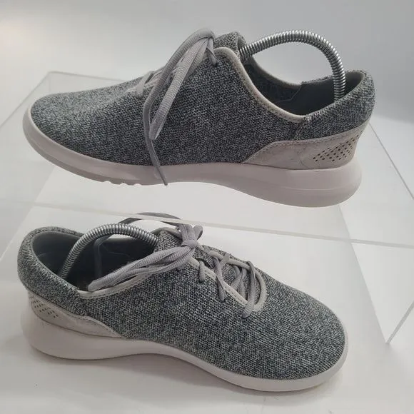 Kizik Madrid Eco Knit Heathered Grey Walking Shoes Men’s Size‎ 9W Women’s 10.5W