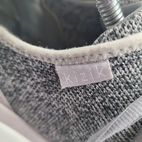 Kizik Madrid Eco Knit Heathered Grey Walking Shoes Men’s Size‎ 9W Women’s 10.5W