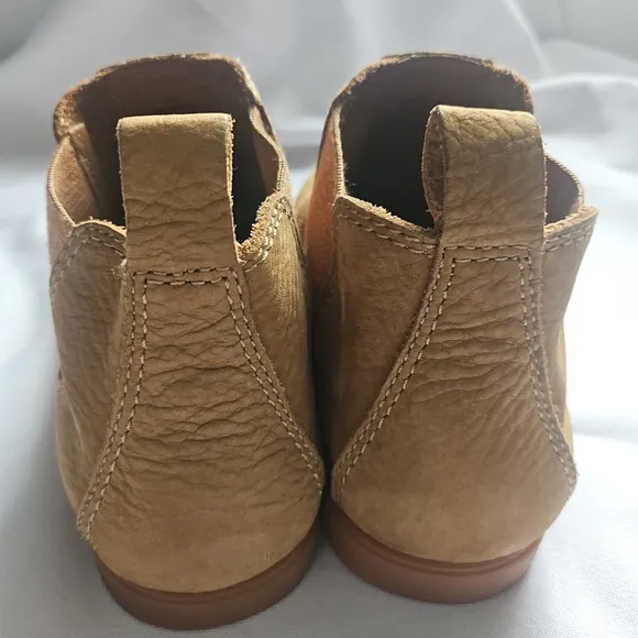Kodiak Chelsea Leather Boots Low Rider Bootie Brown Pull On Round Toe Size 8
