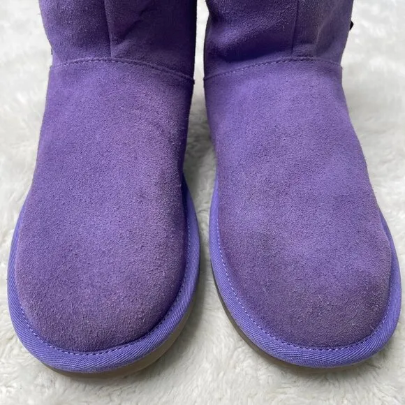 Koolaburra By UGG  #1107011 Kid's Purple Glitter Koola Star Mini Boots Size 5