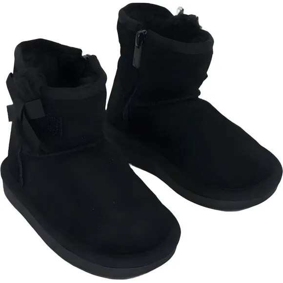 Koolaburra by UGG Victoria Mini Girls Fashion Boot Black 6 Toddler US