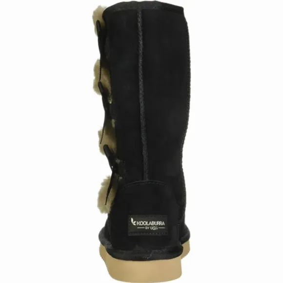 Koolaburra by UGG Women's Victoria Tall Fashion Black Boots