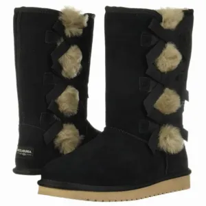 Koolaburra by UGG Women's Victoria Tall Fashion Black Boots