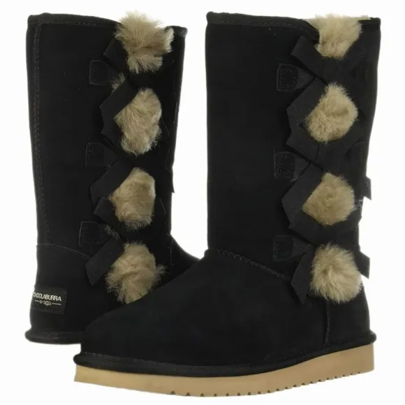 Koolaburra by UGG Women's Victoria Tall Fashion Black Boots