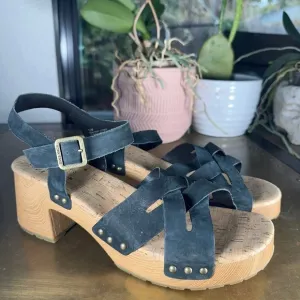 Kork Ease Women Sandal Gladiator Strappy Studded Summer Beach Leather Black 11