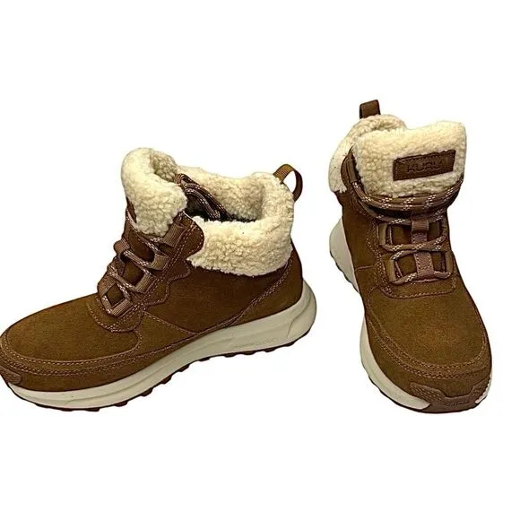 KURU Atom Lumi Women’s Boots Tan Suede Size 6 M Medium New