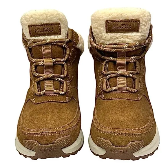 KURU Atom Lumi Women’s Boots Tan Suede Size 6 M Medium New