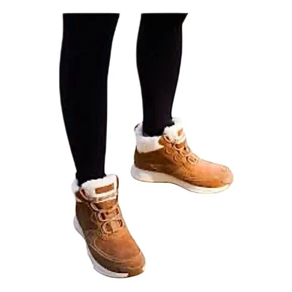 KURU Atom Lumi Women’s Boots Tan Suede Size 6 M Medium New