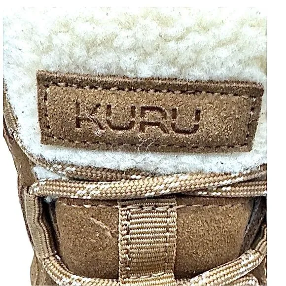 KURU Atom Lumi Women’s Boots Tan Suede Size 6 M Medium New