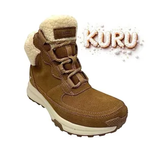 KURU Atom Lumi Women’s Boots Tan Suede Size 6 M Medium New