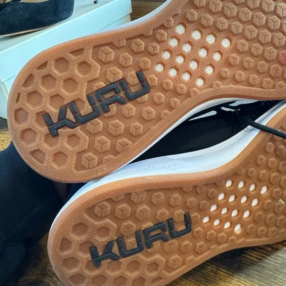 Kuru Atom Women's Running Walking Shoes Size 8 medium black