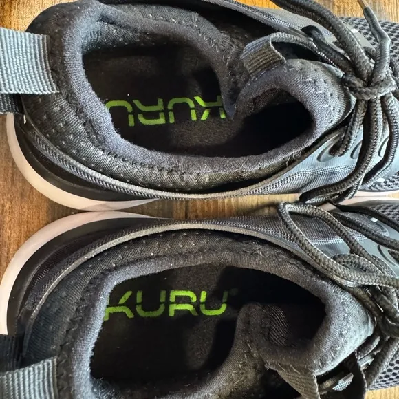 Kuru Atom Women's Running Walking Shoes Size 8 medium black