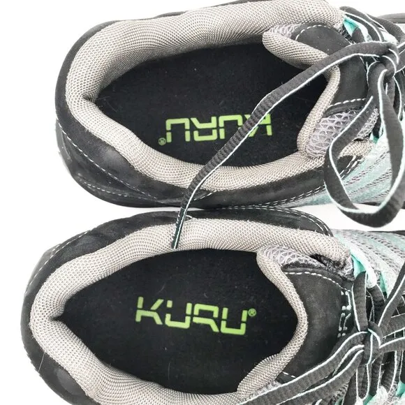 KURU Chicane Black Delirium Teal Black Orthotic Sneakers Shoes Womens 11 Wide