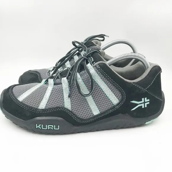 KURU Chicane Black Delirium Teal Black Orthotic Sneakers Shoes Womens 11 Wide
