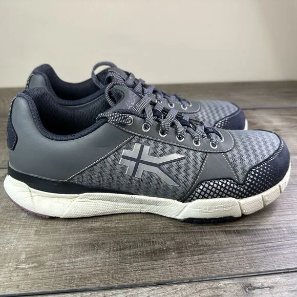 Kuru Quantum Women's SIze 11.5 Wide Comfort Running Shoes Lavender Gray