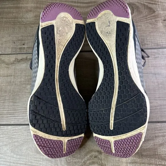 Kuru Quantum Women's SIze 11.5 Wide Comfort Running Shoes Lavender Gray