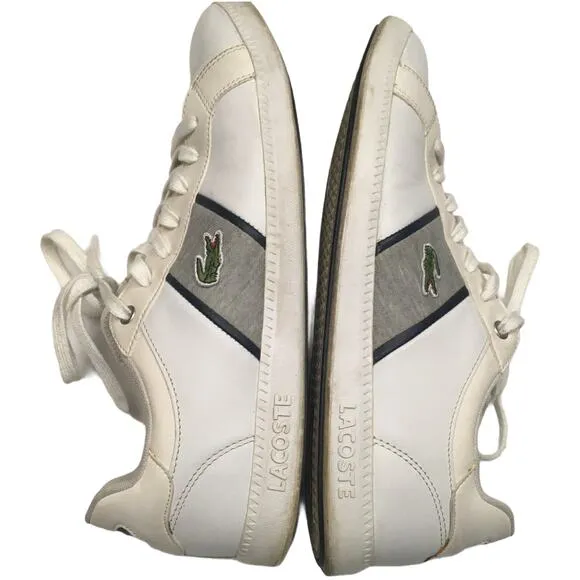 Lacoste Shoes Graduate Evo GRV Trainers Sneaker White Men's 10 Sport Tennis Shoe