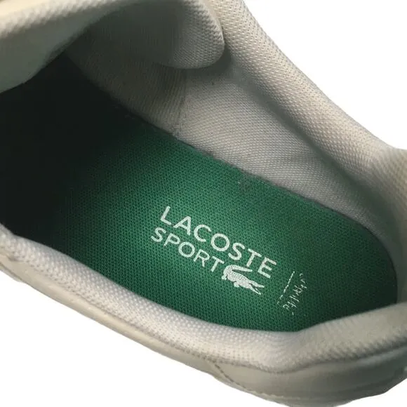 Lacoste Shoes Graduate Evo GRV Trainers Sneaker White Men's 10 Sport Tennis Shoe