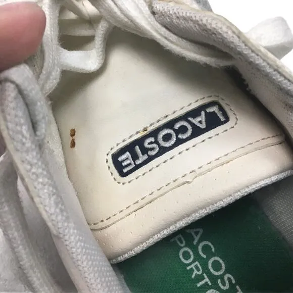 Lacoste Shoes Graduate Evo GRV Trainers Sneaker White Men's 10 Sport Tennis Shoe