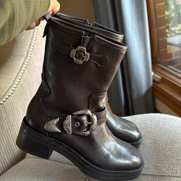 Larroude Leather Boots
