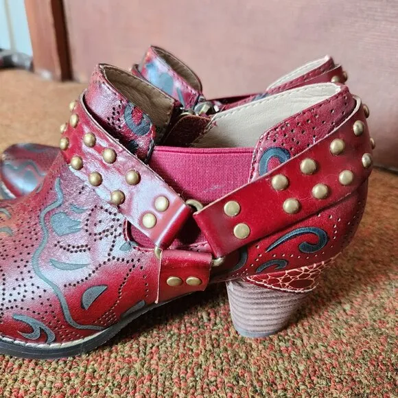 L`Artiste Kacielou Shoes in Mahogany EU 37