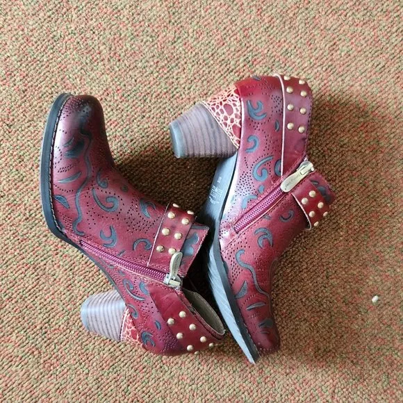 L`Artiste Kacielou Shoes in Mahogany EU 37