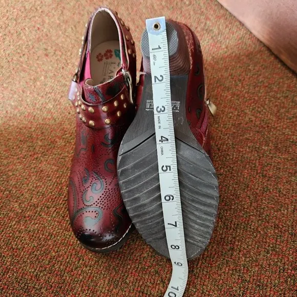 L`Artiste Kacielou Shoes in Mahogany EU 37