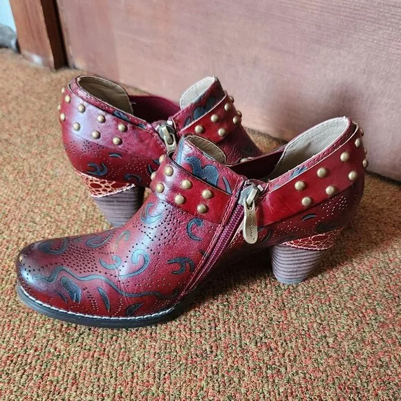 L`Artiste Kacielou Shoes in Mahogany EU 37