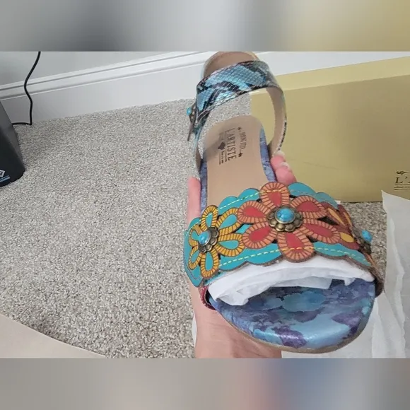 L'ATISTE Women's Multicolor Sandals