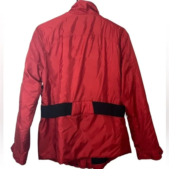 Lauren Ralph Lauren Active Red Belted Jacket, Size XL, Excellent Condition