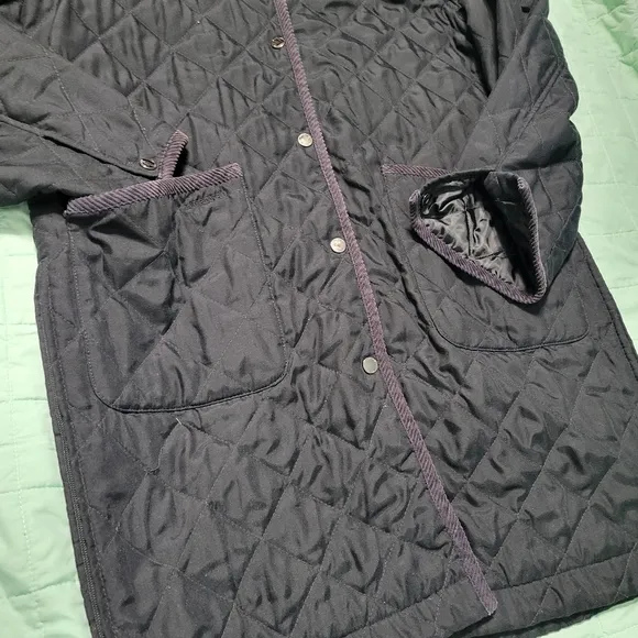 Lauren Ralph Lauren Quilted Jacket Long Coat Soft Shell Anorak Lightweight