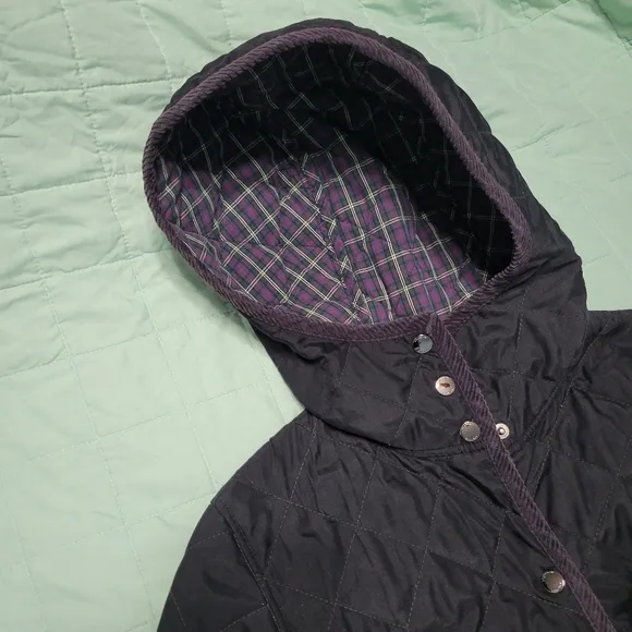 Lauren Ralph Lauren Quilted Jacket Long Coat Soft Shell Anorak Lightweight