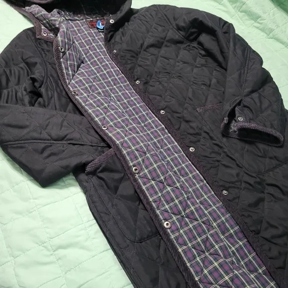 Lauren Ralph Lauren Quilted Jacket Long Coat Soft Shell Anorak Lightweight