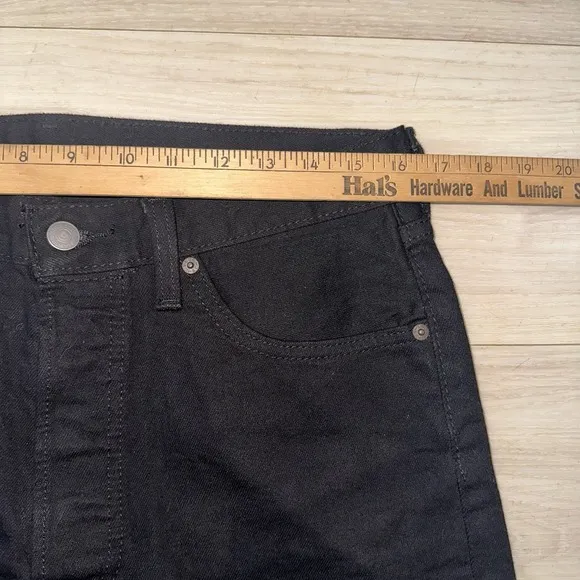 Levi's 501 Shorts Men's 32 Original Fit Black Denim Stretch Shorts Preppy Spring