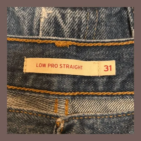 Levi’s Women’s 31 Low Pro Straight Leg Jeans 100% Cotton