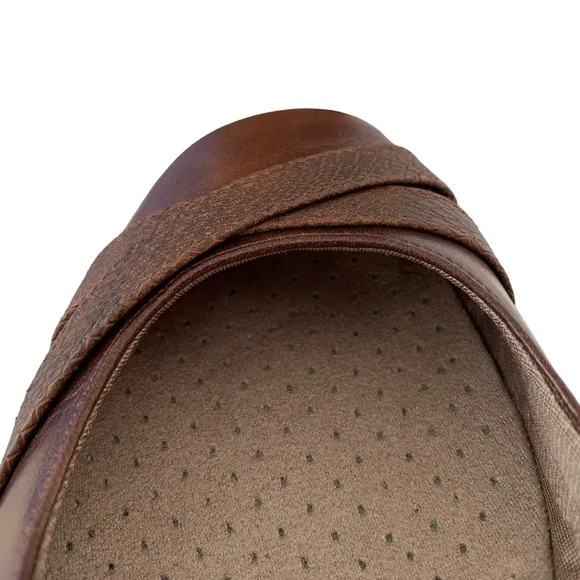 Life Stride Brown Ballet Shoes