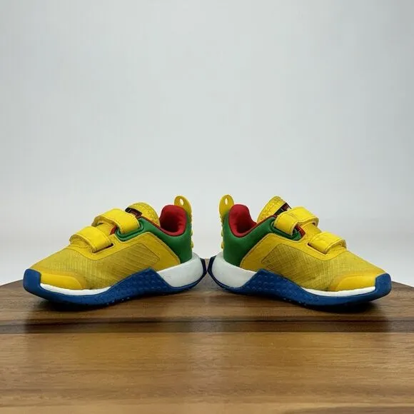 Little‎ Kids Adidas Lego Sport CF Limited Equipment Yellow Sneakers Shoes Size 7