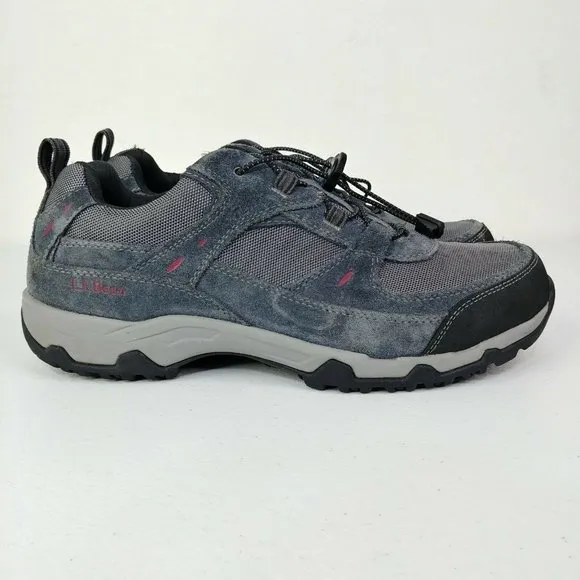 LL Bean Hiking / Walking Low Shoes Trail 4 Men's Size 11 M Dark Grey Col…