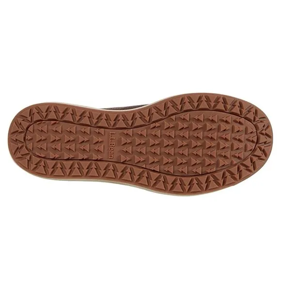 LL Bean Mens Vista Mid Hikers Lace-up Boots in Saddle Brown size 9.5 Suede Mesh