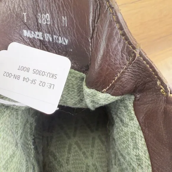 LL BEAN Women's M 7.5 W Cresta Brown Leather Waterproof Vibram Sole Hiking Boots