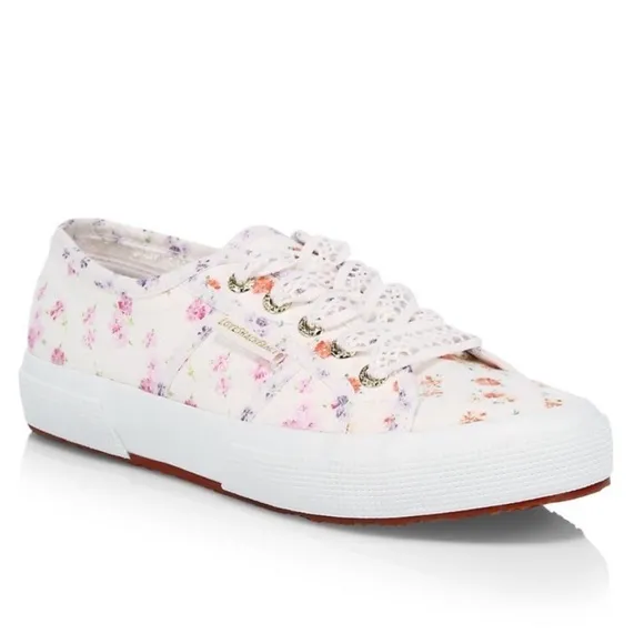 LoveShackFancy x Superga 2750 Flower Mix Sneakers