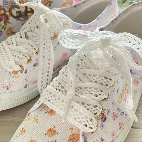 LoveShackFancy x Superga 2750 Flower Mix Sneakers